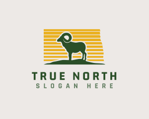 North Dakota Sheep logo design