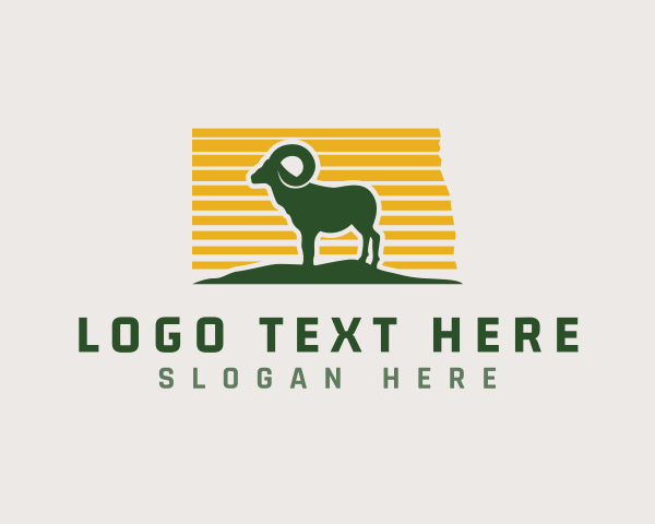 Bighorn Sheep logo example 4