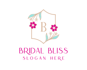 Floral Wedding Frame  logo