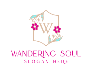 Floral Wedding Frame  logo design