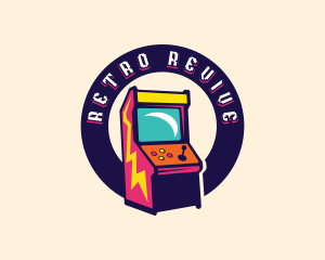 Arcade Gaming Retro logo design