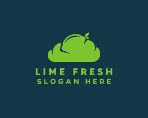 Lime Cloud Citrus logo design