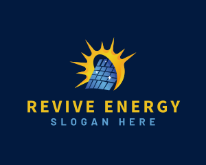 Solar Panel Energy Technology logo design