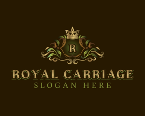 Ornamental Royal Crown logo design