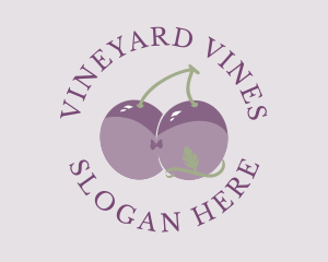 Sexy Grape Bust logo design