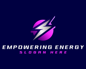 Lightning Electric Thunder logo design