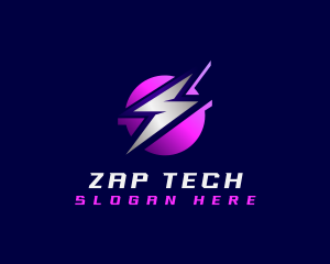 Lightning Electric Thunder logo design