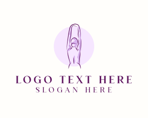 Stretching Woman Fitness logo