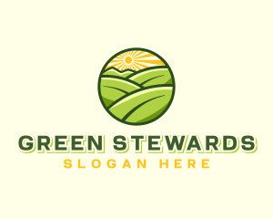 Sun Leaf Landscaping logo design