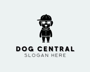 Dog Cap Sunglasses logo design