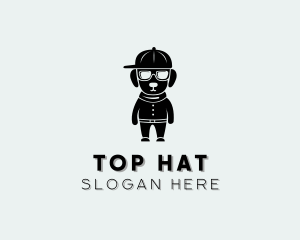 Dog Cap Sunglasses logo design