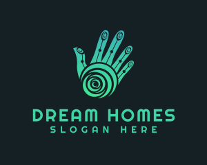 Palm Hand Massage  Logo