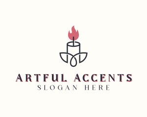 Scented Candle Decor logo design