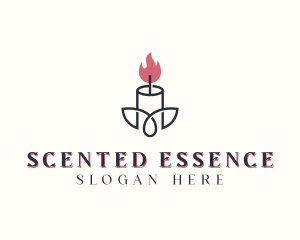 Scented Candle Decor logo design