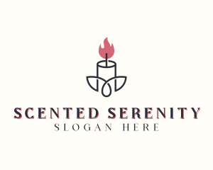 Scented Candle Decor logo design