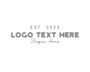 Retro Lined Fashion logo