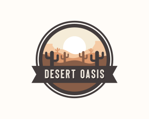 Cactus Desert Dune logo design