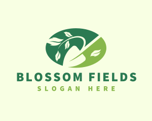 Field Plant Shovel logo design