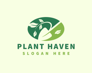 Field Plant Shovel logo design