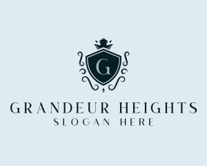 Luxury Royal Shield logo design