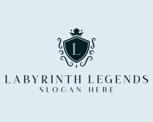 Luxury Royal Shield logo design