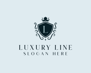 Luxury Royal Shield logo design