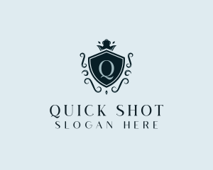 Luxury Royal Shield logo design