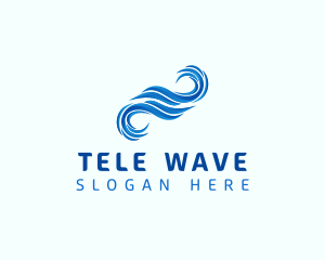 Ocean Water Wave logo design