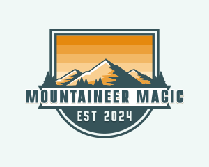 Trek Mountaineer Hiking logo design