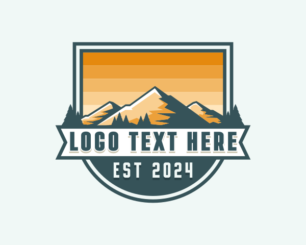 Hiking logo example 3