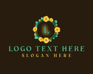 Flower Wreath Bouquet logo