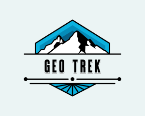 Mountain Hiking Summit logo design