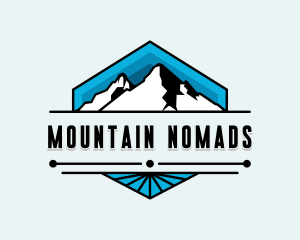 Mountain Hiking Summit logo design