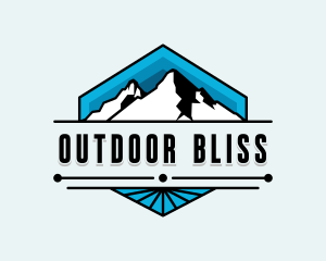 Mountain Hiking Summit logo design