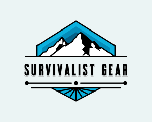 Mountain Hiking Summit logo design