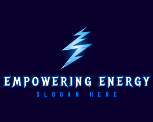 Thunderbolt Electric Energy logo design