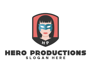 Female Comic Hero logo