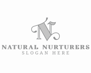 Fashion Styling Boutique Letter N logo design