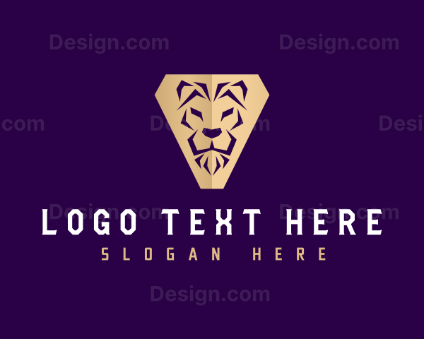 Lion Feline Animal Logo