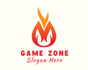 Fire Flame Camping logo