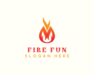 Fire Flame Camping logo