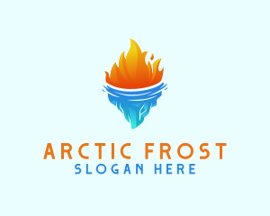 Fire Iceberg Glacier logo