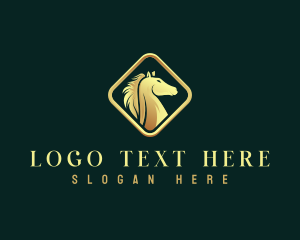 Deluxe Horse Equestrian logo