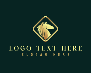 Deluxe Horse Equestrian Logo