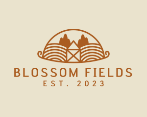 Rural Agriculture Farm Field logo design