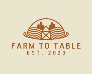 Rural Agriculture Farm Field logo