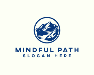 Rocky Mountain Hiking logo design