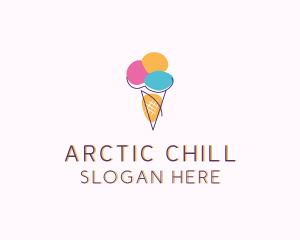 Ice Cream Sweet Dessert logo