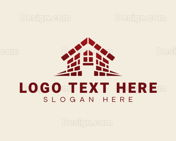 Paving Masonry Construction Logo