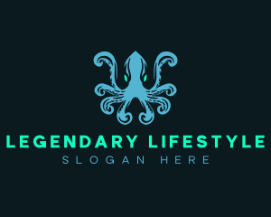 Octopus Kraken Squid logo